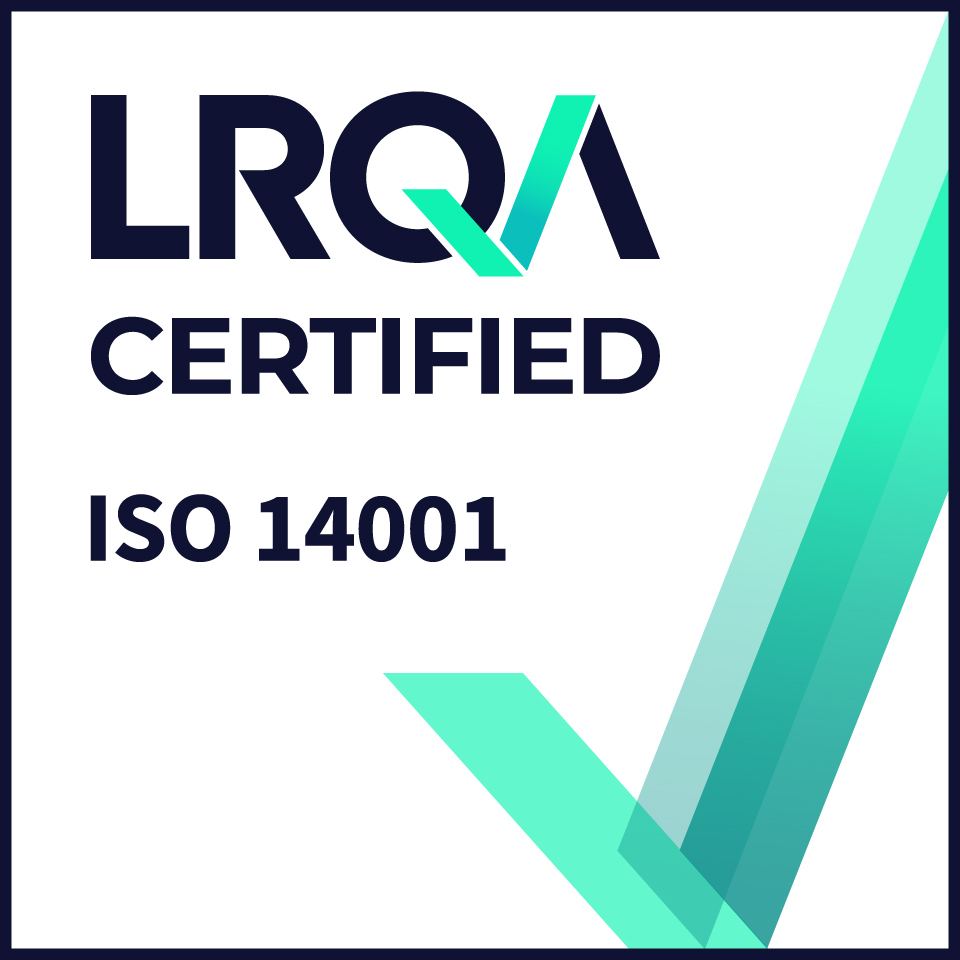 LRQA Certified ISO 14001