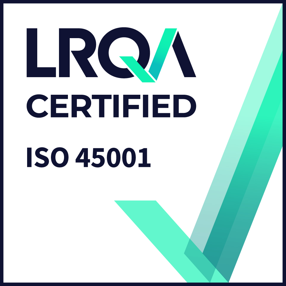 LRQA Certified ISO 45001