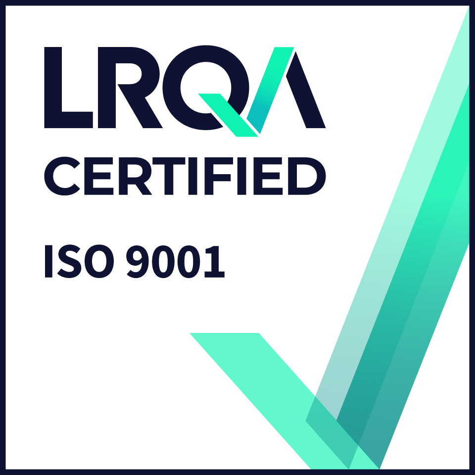 LRQA Certified ISO 9001